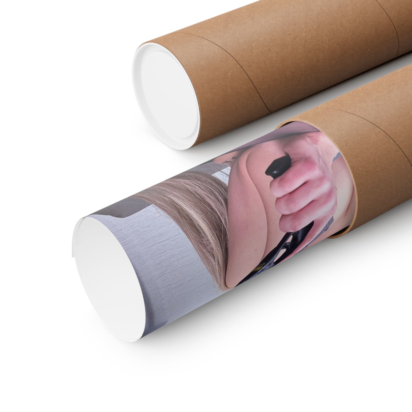 Edgy Matte Vertical Poster - "Reload Therapy”