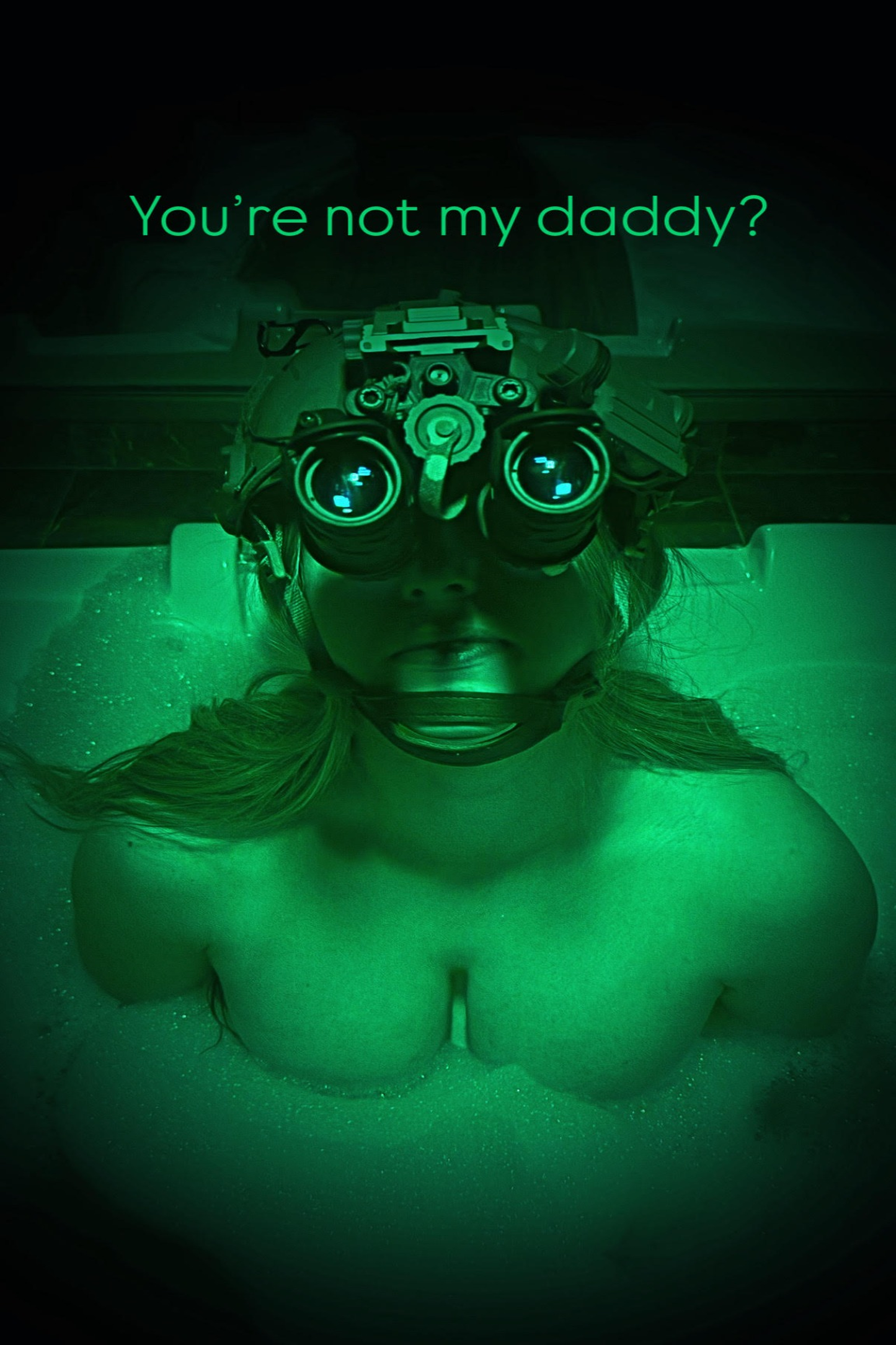 Photo paper poster "You're Not My Daddy"